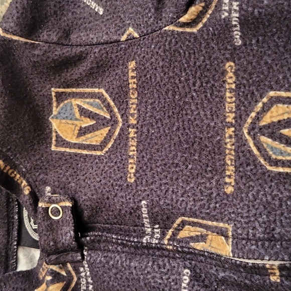 NHL Vegas Golden Knights footed sleeper/footie - Picture 3 of 3